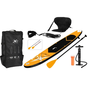 XQ Max Special Edition Sup board set - 6-delig met GRATIS SUP Stoel- tot 150 kg - 320 cm - tot 150 kg - Opblaasbaar - Oranje/zwart