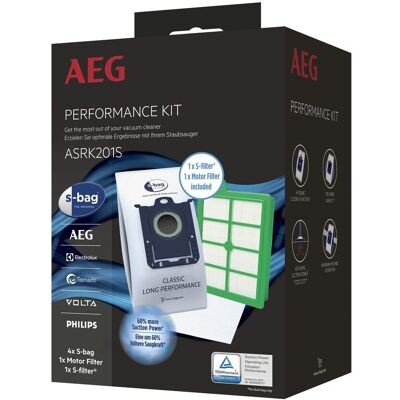 AEG ASRK201S Kit with 4 X S-Bag 9009238420 AEG ASRK201S Kit with 4 X S-Bag 9009238420