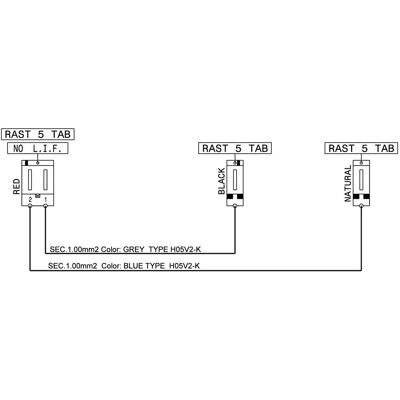 AEG kabel, beveiligingsthermostaat, electronische hoofdmodule, J8,1610mm 140036585010 AEG kabel, beveiligingsthermostaat, electronische hoofdmodule, J8,1610mm 140036585010