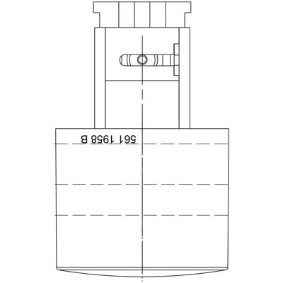 AEG knop, energieschakelaar, wit 5611958108 AEG knop, energieschakelaar, wit 5611958108