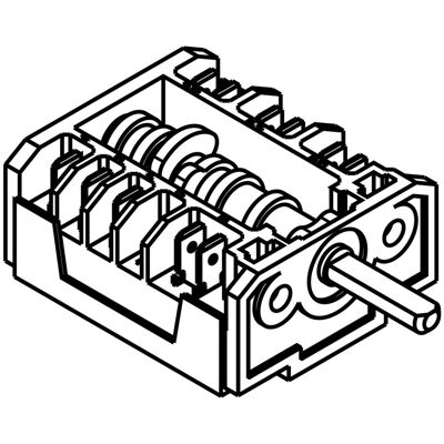 AEG schakelaar, oven 8072245023 AEG schakelaar, oven 8072245023