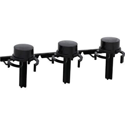 AEG drukknopkit, zwart, 3 drukknops, 3870456203 AEG drukknopkit, zwart, 3 drukknops, 3870456203