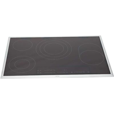 AEG glasplaat met kader, inox, AEG, 766x516mm 5551129017 AEG glasplaat met kader, inox, AEG, 766x516mm 5551129017