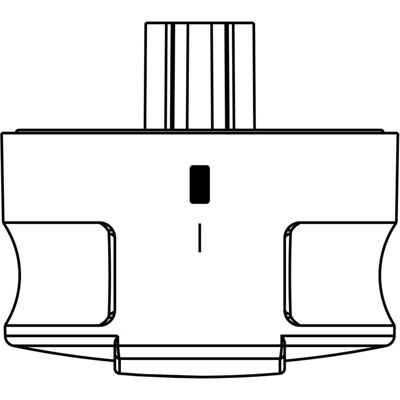 AEG knop, keuzeschakelaar, ferriet 3550450062 AEG knop, keuzeschakelaar, ferriet 3550450062
