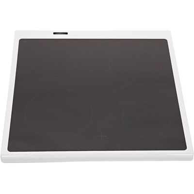 AEG Glasplaat Met Kader,Wit,596X60 140114306313 AEG Glasplaat Met Kader,Wit,596X60 140114306313