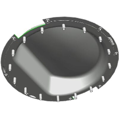 AEG binnendeur, venster, plastiek, Ø456.5mm 8085506049 AEG binnendeur, venster, plastiek, Ø456.5mm 8085506049