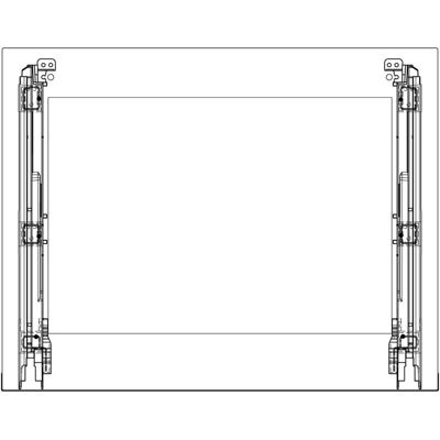 AEG Voorste Glas,Inox,592X465MM 140225485782 AEG Voorste Glas,Inox,592X465MM 140225485782