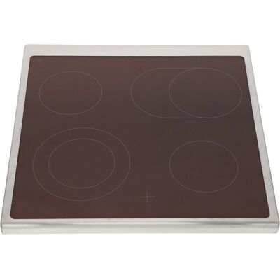 AEG glasplaat met kader, inox, 596x600mm 5612197714 AEG glasplaat met kader, inox, 596x600mm 5612197714