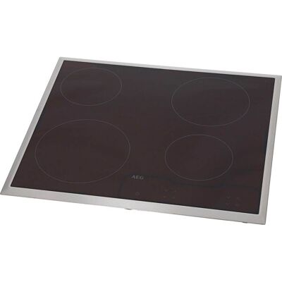 AEG glasplaat met kader, inox, AEG, 576x516mm 140055907012 AEG glasplaat met kader, inox, AEG, 576x516mm 140055907012