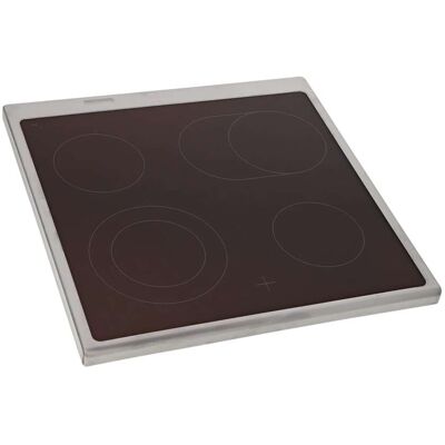 AEG glasplaat met kader, roestvrij 140005556687 AEG glasplaat met kader, roestvrij 140005556687