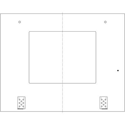 AEG voorste glas, wit, 594x468mm 3428296010 AEG voorste glas, wit, 594x468mm 3428296010