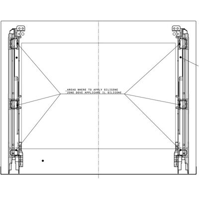 AEG Voorste Glas,Zwart,596X467MM 140225485741 AEG Voorste Glas,Zwart,596X467MM 140225485741