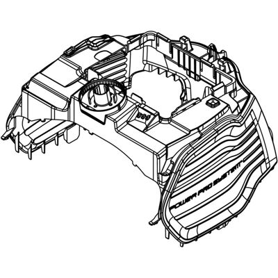 AEG bovendeksel, zwart, 140003717026 AEG bovendeksel, zwart, 140003717026