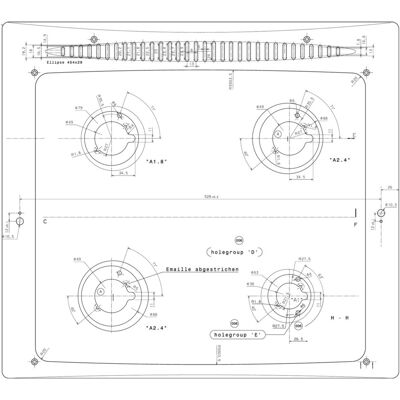AEG Bovenblad,Inox,580X520MM 8583194653132 AEG Bovenblad,Inox,580X520MM 8583194653132