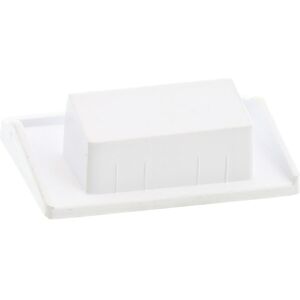 AEG AAN/UIT knop, wit, rechthoekig, ON/OFF 140063403012 AEG AAN/UIT knop, wit, rechthoekig, ON/OFF 140063403012