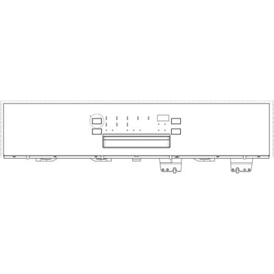 AEG Controlepaneel,Electrolux,Inox 140216341051 AEG Controlepaneel,Electrolux,Inox 140216341051