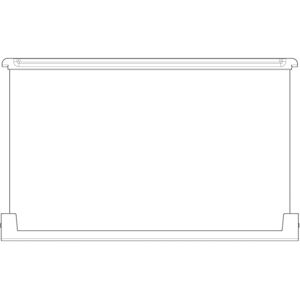 AEG Glazen Plank,Kit,520X320MM 4055954491 AEG Glazen Plank,Kit,520X320MM 4055954491