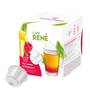 Dolce Gusto Café René Lemon & Raspberry Tea voor Dolce Gusto - 16 Capsules