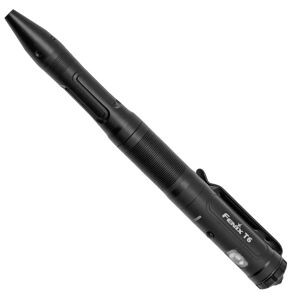 Fenix T6, zwart, tactische pen met zaklamp  - blauw - Size: 14 x - cm