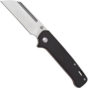 QSP Knife Penguin QS130SJ-B, 14C28N Satin, G10 Red Liner Black, slipjoint zakmes