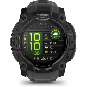 Garmin Instinct 3 50mm Amoled Smartwatch Zwart Garmin Instinct 3 50mm Amoled Smartwatch Zwart