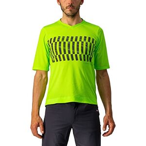 CASTELLI Trail Tech T-shirt long homme, Lime électrique/Lime foncée, XS XS