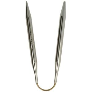 Addi GS16120268 CraSyTrio Long stalen breinaalden, 26 cm/8 mm Addi GS16120268 CraSyTrio Long stalen breinaalden, 26 cm/8 mm