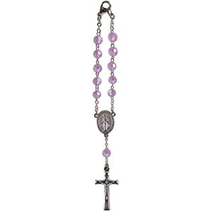 ART KT706 Rozenkrans van licht amethist, 15,2 cm ART KT706 Rozenkrans van licht amethist, 15,2 cm