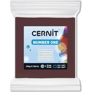 Cernit CE0900250800C – een nummer één polymeerdeeg – boetseerklei om te bakken – kleur bruin – blok van 250 g Cernit CE0900250800C – een nummer één polymeerdeeg – boetseerklei om te bakken – kleur bruin – blok van 250 g