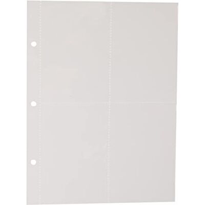 Artemio 18001011 set van 6 navulhoezen voor opbergmap voor mini-stempels, kunststof, veelkleurig/transparant, 19 x 0,5 x 24 cm Artemio 18001011 set van 6 navulhoezen voor opbergmap voor mini-stempels, kunststof, veelkleurig/transparant, 19 x 0,5 x 24 cm