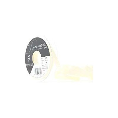 Berisfords Dubbelzijdig satijnen lint, 10 mm, lichtcitroen Berisfords Dubbelzijdig satijnen lint, 10 mm, lichtcitroen