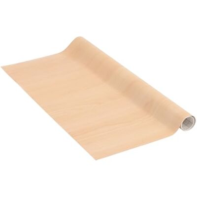 Venilia Zelfklevende folie voor meubels, beuken, waterdicht, pvc, zonder ftalaten, 45 cm x 1,5 m, bruin, 54739 Venilia Zelfklevende folie voor meubels, beuken, waterdicht, pvc, zonder ftalaten, 45 cm x 1,5 m, bruin, 54739