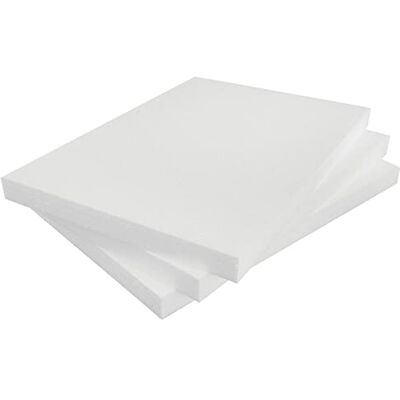 MCE-Commerce Styropor pak van 3 A4 rechthoekige polystyreen vellen 210 x 297 x 20 mm voor hobby's, modelbouw, creatieve projecten, wit 21 x 29,7 x 2 cm MCE-Commerce Styropor pak van 3 A4 rechthoekige polystyreen vellen 210 x 297 x 20 mm voor hobby's, modelbouw, creatieve projecten, wit 21 x 29,7 x 2 cm
