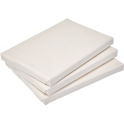 KREUL 631318 Solo Goya Stretched Canvas Basic Line spieraam 13 x 18 cm, 3 stuks, met 4-voudig gegrond katoenen canvas voor olie, acryl en gouache KREUL 631318 Solo Goya Stretched Canvas Basic Line spieraam 13 x 18 cm, 3 stuks, met 4-voudig gegrond katoenen canvas voor olie, acryl en gouache