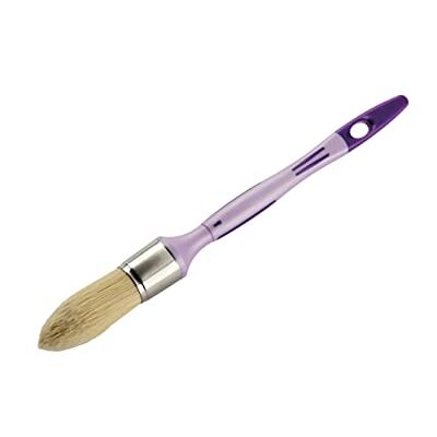 SAVY Ronde reservekwast, ergonomische handgreep van 2 materialen, zonder haarverlies, alle soorten verf nr. 4 – Ø 25 mm, paars SAVY Ronde reservekwast, ergonomische handgreep van 2 materialen, zonder haarverlies, alle soorten verf nr. 4 – Ø 25 mm, paars
