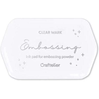 Craftelier Embossing Inktstempel Langzaam drogen, glanzende afwerking Acryl- of rubber- en zuurvrije stempels Stempelgrootte: 9 x 4,7 cm Doosgrootte: 11 x 6,9 cm Kleur Craftelier Embossing Inktstempel Langzaam drogen, glanzende afwerking Acryl- of rubber- en zuurvrije stempels Stempelgrootte: 9 x 4,7 cm Doosgrootte: 11 x 6,9 cm Kleur