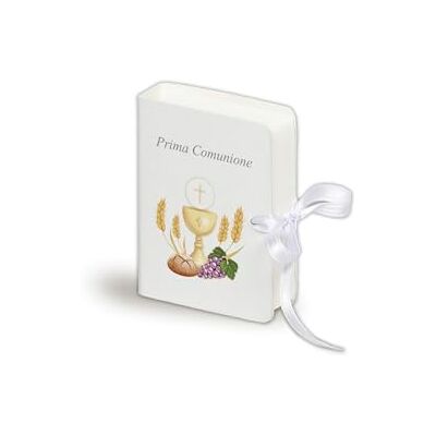 Mareli Set van 4 rozenkranshouders met rozenkrans in tientallen, ideaal als gastgeschenk, 4 dozen 7 x 5,5 x 1 cm, kelk communie Mareli Set van 4 rozenkranshouders met rozenkrans in tientallen, ideaal als gastgeschenk, 4 dozen 7 x 5,5 x 1 cm, kelk communie
