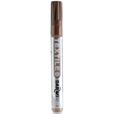 DARWI TEX OPAK TEXTILE MARKERVERF – punt 2 mm – 6 ml donkerbruin DARWI TEX OPAK TEXTILE MARKERVERF – punt 2 mm – 6 ml donkerbruin