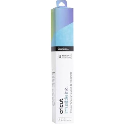 Cricut Infusible Ink Transfervellen 2-pak Regenboog Cricut Infusible Ink Transfervellen 2-pak Regenboog