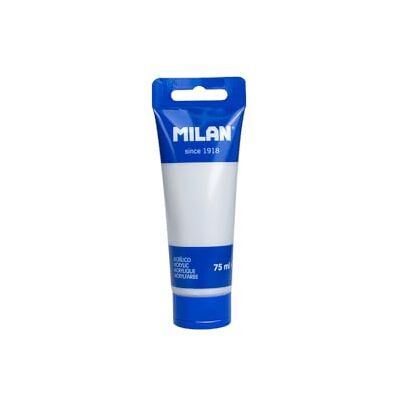 MILAN Tube 75 ml acrylverf zilver MILAN Tube 75 ml acrylverf zilver