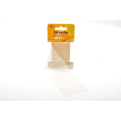 Kleiber + Co.GmbH Stretchy strijkbare patch, 100% polyester, 40 x 6 x 0,05 cm, crèmekleurig Kleiber + Co.GmbH Stretchy strijkbare patch, 100% polyester, 40 x 6 x 0,05 cm, crèmekleurig