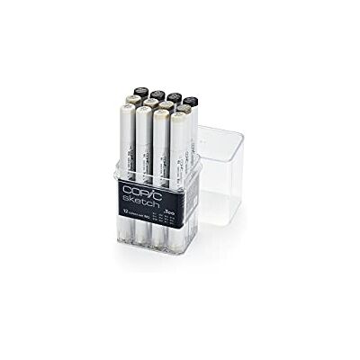 Copic 21075954 12 stuks, warm grijs Copic 21075954 12 stuks, warm grijs