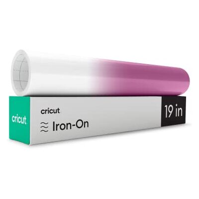 Cricut Thermo-transfer-vinylrol, UV-geactiveerd, wit tot rood, 30,5 cm x 48 cm, voor alle snijmachines Cricut Thermo-transfer-vinylrol, UV-geactiveerd, wit tot rood, 30,5 cm x 48 cm, voor alle snijmachines