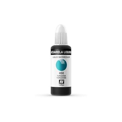 Vallejo Vloeibare aquarel 32 ml turkoois Vallejo Vloeibare aquarel 32 ml turkoois