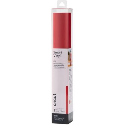 Cricut Smart Vinyl Permanent 1 vel 33 cm x 0,9 m Rood Cricut Smart Vinyl Permanent 1 vel 33 cm x 0,9 m Rood