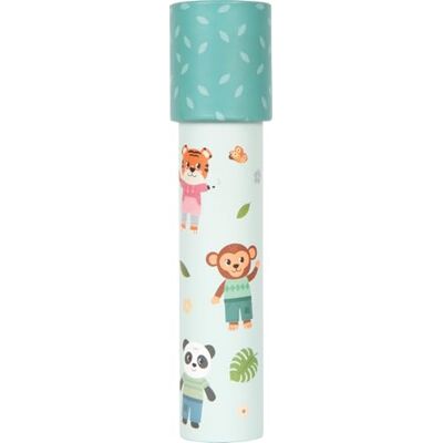 small foot Kaleidoscoop "Jungle Friends", gemaakt van FSC gecertificeerd materiaal, met fascinerende patronen en kleurrijke vormen, voor kinderen leeftijd 3 en up, 12766 small foot Kaleidoscoop "Jungle Friends", gemaakt van FSC gecertificeerd materiaal, met fascinerende patronen en kleurrijke vormen, voor kinderen leeftijd 3 en up, 12766