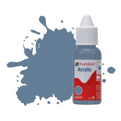 Humbrol Druppelfles voor acrylverf, nr. 157, mat, azuurblauw Humbrol Druppelfles voor acrylverf, nr. 157, mat, azuurblauw