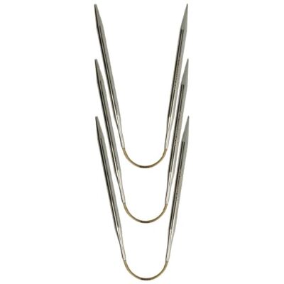 Addi CraSyTrio rondbreinaalden, 26 cm, 5,5 mm, goud/zilver Addi CraSyTrio rondbreinaalden, 26 cm, 5,5 mm, goud/zilver