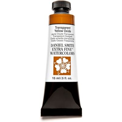 Daniel Smith Extra fijne aquarel met transparante gele oxide serie 1, tube van 15 ml Daniel Smith Extra fijne aquarel met transparante gele oxide serie 1, tube van 15 ml