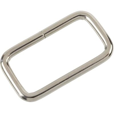 AERZETIX 12 stuks zilverkleurige rechthoekige metalen gespen riemdoorvoer 40 mm naaiaccessoires lederwaren voor het maken van handvatten van riemtassen en doe-het-zelfprojecten AERZETIX 12 stuks zilverkleurige rechthoekige metalen gespen riemdoorvoer 40 mm naaiaccessoires lederwaren voor het maken van handvatten van riemtassen en doe-het-zelfprojecten